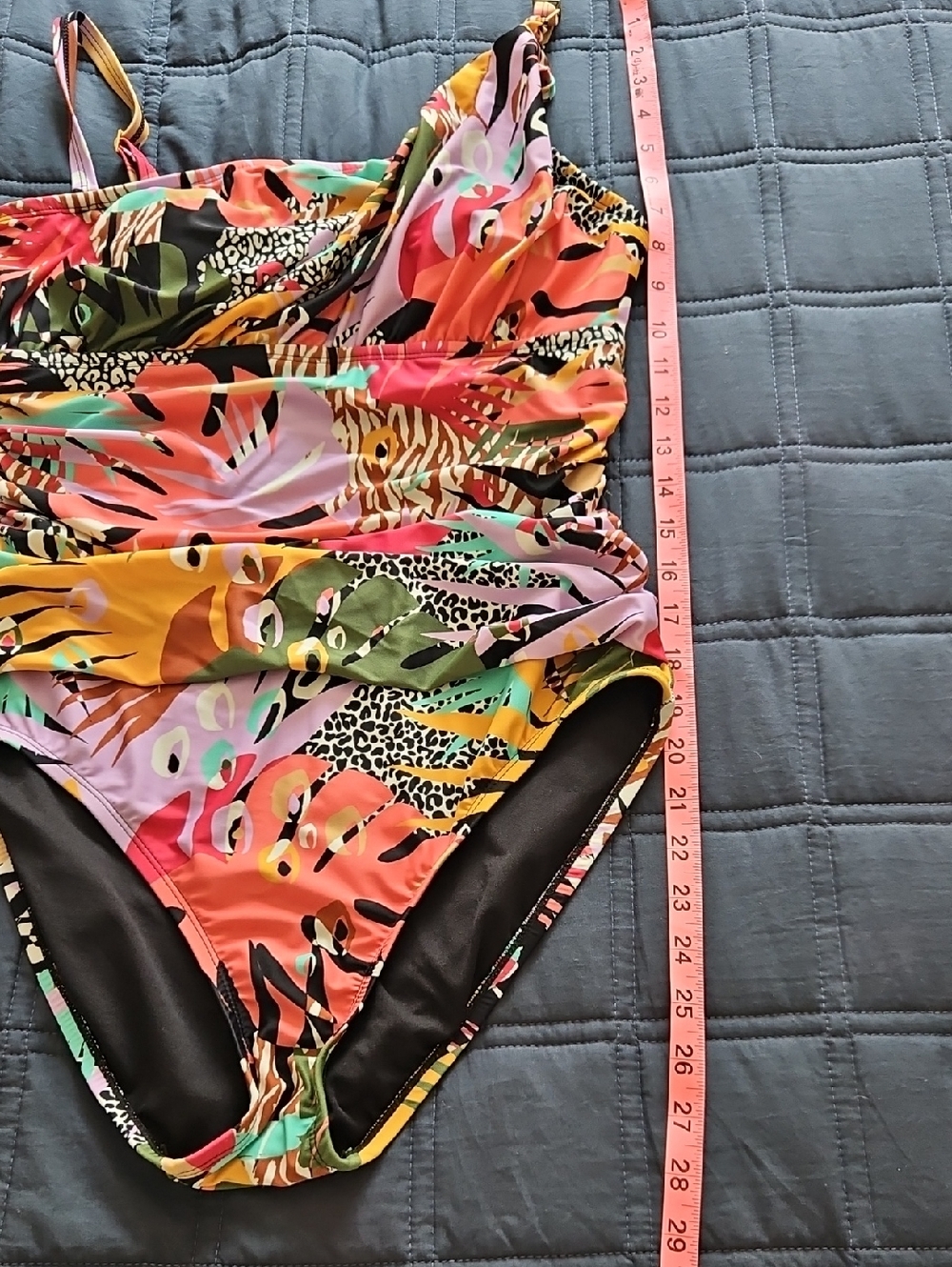 Bleu by Rod Beattie “Let’s Get Loud” One Piece Swimsuit, 12, L, Designer, Resort - Picture 12 of 13